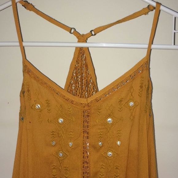 Beaded yellow top!!! - Picture 2 of 4